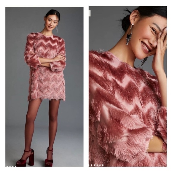 Anthropologie Dresses & Skirts - Anthropologie Pink Textured Dress